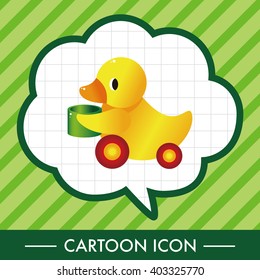 baby toy duck theme elements