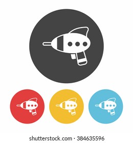 baby toy gun icon