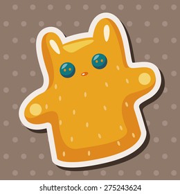 baby toy hand puppet theme elements