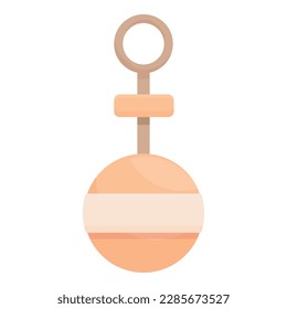 Baby toy icon cartoon vector. Gender party. Child happy