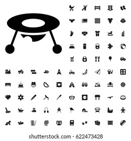 Baby toy icon illustration isolated vector sign symbol. baby icons vector set. on white background