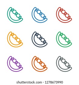 baby toy icon white background. Editable outline baby toy icon from baby. Trendy baby toy icon for web and mobile.
