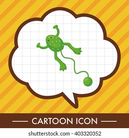 baby toy rattle theme elements