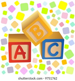 vector de juguete de bebé