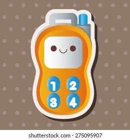 baby toy walkie theme elements