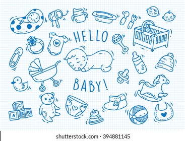 Baby toys and accessories doodle