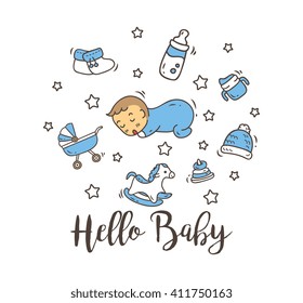 Baby toys and accessories doodle