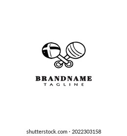 baby toys cartoon logo icon design template modern vector cute