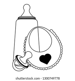 Baby toys cartoons black and white