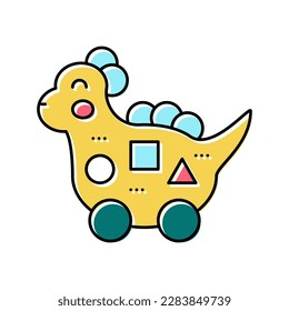 baby toys color icon vector. baby toys sign. isolated symbol illustration