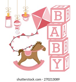 baby toys design, vector illustration eps10 graphic 