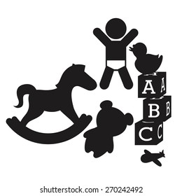 baby toys design, vector illustration eps10 graphic 
