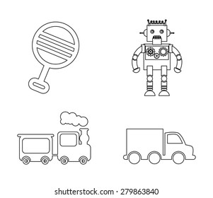 baby toys design, vector illustration eps10 graphic 