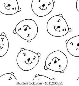 Baby toys seamless pattern
