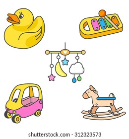 Baby Toys vector icon