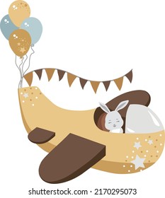 Baby Transport Vector illustration on white background