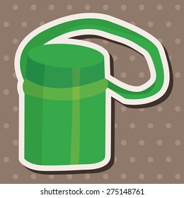 baby travel water bottle theme elements