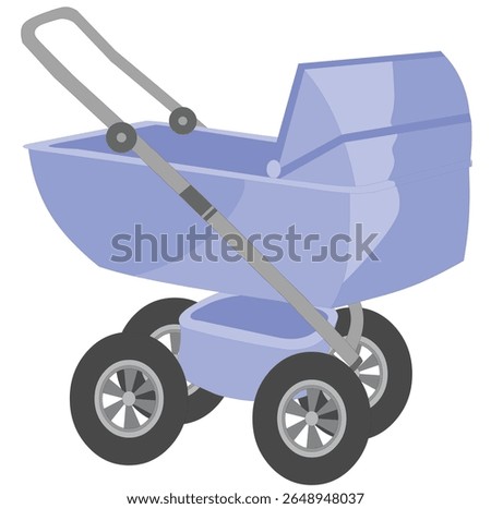 Baby trolley child and kid's vector 