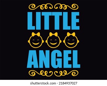 Baby t-shirt design vector file