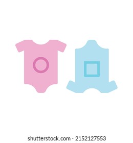 baby t-shirts clothes vector isolated icon