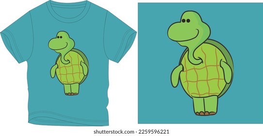 baby turtle cute Graphic design vector