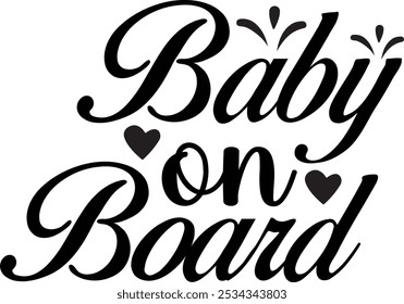 Baby Typography Vector Illustration Design