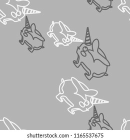 Baby unicorn pattern