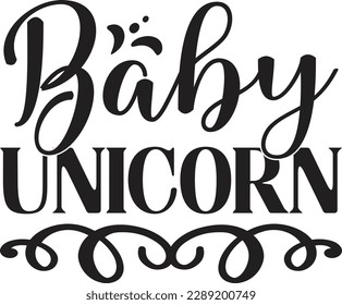 baby unicorn t shirt design