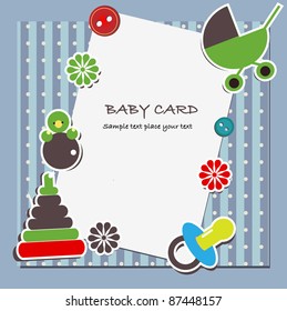 Baby vector card