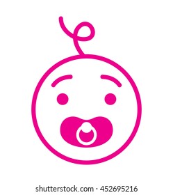 Baby vector icon