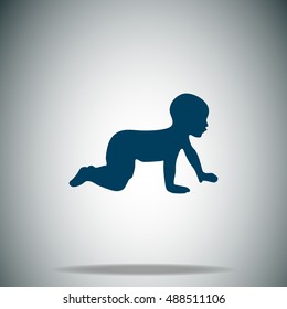Baby vector icon