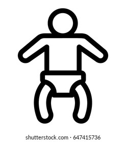 Baby Vector Icon