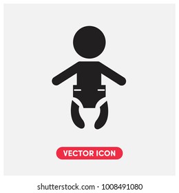 Baby Vector Icon Illustration