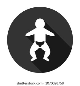 baby vector icon sign