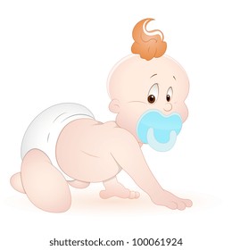 Baby Vector Illustration