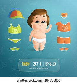 Baby vector illustration