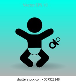 Baby vector illustration