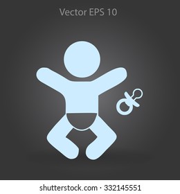 Baby vector illustration