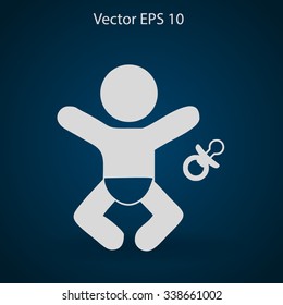 Baby vector illustration