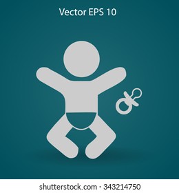 Baby vector illustration