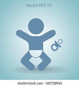 Baby vector illustration