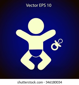 Baby vector illustration