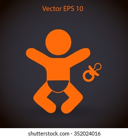 Baby vector illustration