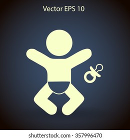 Baby vector illustration
