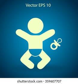 Baby vector illustration