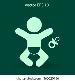 Baby vector illustration