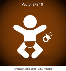 Baby vector illustration