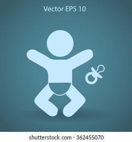 Baby vector illustration