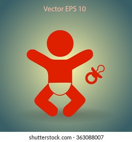 Baby vector illustration