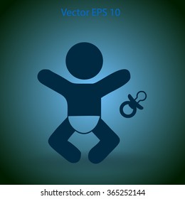 Baby vector illustration
